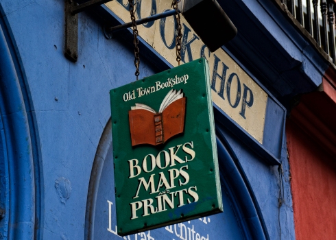Edinburgh, books, bookshop, Scotland